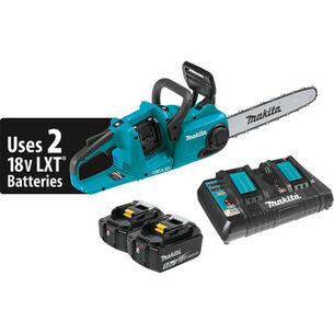 MIR 511067 | Makita 18V X2 LXT 5.0 Ah Brushless 14 in. Chainsaw Kit