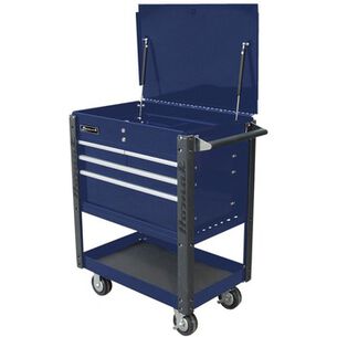 TOOL CARTS | Homak Professional 35 in. 4 Drawer Service Cart - Blue