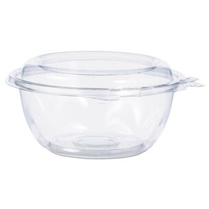 TABLETOP AND SERVEWARE | Dart 5.5 in. x 2.6 in. 12 oz. Tamper-Resistant/Evident Dome Lid Bowls - Clear (240/Carton)