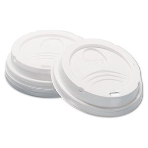 PRODUCTS | Dixie 8 oz. Dome Hot Drink Lids - White (1000/Carton)