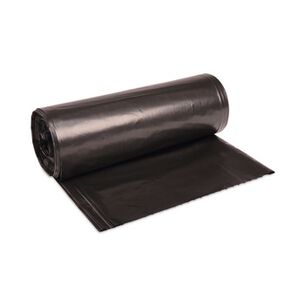 TRASH BAGS | Boardwalk 19 Microns  43 in. x 47 in. 56 Gallon High-Density Can Liners - Black (150/Carton)