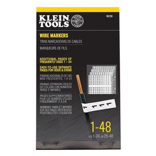SPECIALTY ACCESSORIES | Klein Tools 1 - 48 Wire Marker Book