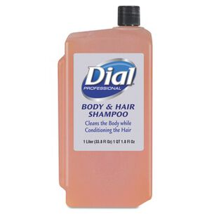 PRODUCTS | Dial Professional 1 Liter Hair and Body Wash Refill Bottle - Neutral Scent (8/Carton)