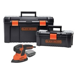 PRODUCTS | Black & Decker 1.2 Amp MOUSE Electric Corded Detail Sander with 19 in. and 12 in. Tool Box Bundle