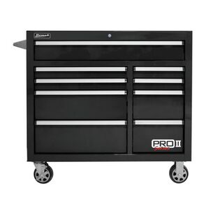 TOOL CARTS AND CHESTS | Homak 41 in. Pro 2 9-Drawer Roller Cabinet - Black