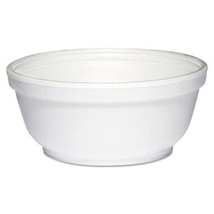 FOOD SERVICE | Dart 8 oz Round Foam Bowls - White (50/Pack, 20 Packs/Carton)