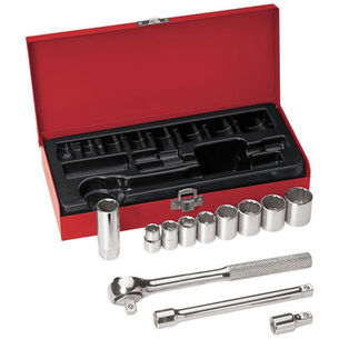 SOCKETS AND RATCHETS | Klein Tools 12-Piece 3/8 in. Drive Socket Wrench Set