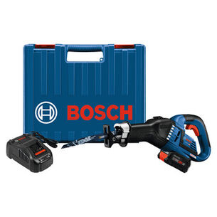 RECIPROCATING SAWS | Factory Reconditioned Bosch 18V EC Brushless Lithium-Ion 1.25 in. Cordless Stroke Multi-Grip Reciprocating Saw Kit (8 Ah)