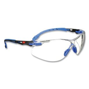 SAFETY GLASSES | 3M Solus 1000 Series Safety Glasses - Blue Plastic Frame Clear Polycarbonate Lens