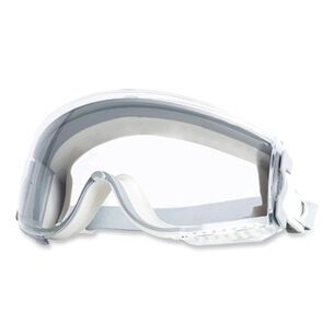 EYE PROTECTION | Honeywell Uvex HydroShield Anti-Fog/Anti-Scratch Lens Stealth Safety Goggles - Clear Lens Clear/Gray Frame