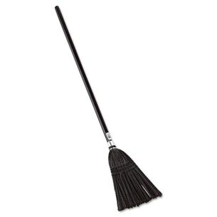 BROOMS | Rubbermaid Commercial Lobby Pro Synthetic-Fill 37-1/2 in. Broom - Black