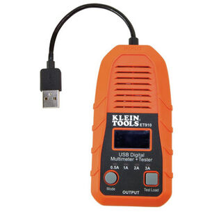 ELECTRICAL TESTERS | Klein Tools USB-A (Type A) USB Digital Meter and Tester