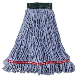 CLEANING TOOLS | Rubbermaid Commercial Web Foot Shrinkless Cotton/Synthetic Medium Wet Mop Head (6/Carton)