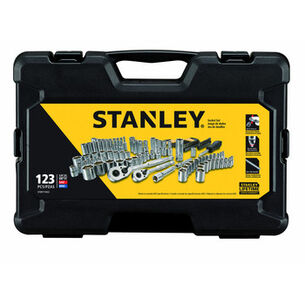 HAND TOOLS | Stanley 123-Piece 1/4 in. and 3/8 in. Drive Mechanic's Tool Set