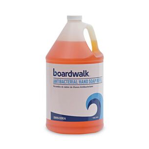HAND SOAPS | Boardwalk 1 Gallon Antibacterial Liquid Soap - Clean Scent (4/Carton)