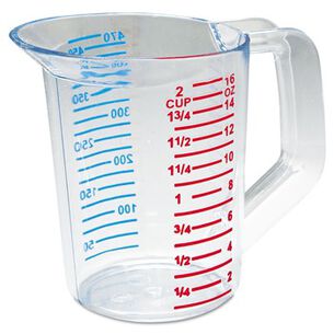 FOOD SERVICE | Rubbermaid Commercial Bouncer 16 oz. Measuring Cup - Clear