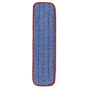 MOPS | Rubbermaid Commercial 18-1/2 in. x 5 1/2 in. x 1/2 in. Microfiber Wet Mopping Pad - Red