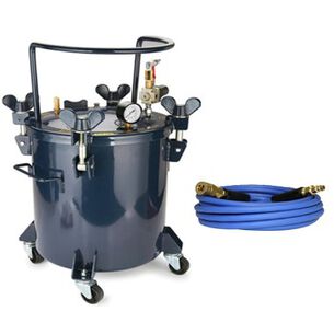 AIR TOOLS | California Air Tools CAT-365 5 Gallon Resin Casting Pressure Pot with 25 ft. Hybrid Polymer Air Hose