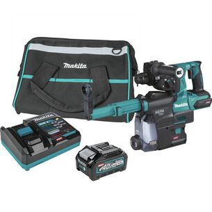PRODUCTS | Makita 40V MAX XGT Brushless Cordless 13/16 in. SDS‑PLUS AVT Rotary Hammer Kit with Dust Extractor (2.5 Ah)