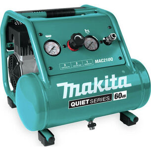 PRODUCTS | Factory Reconditioned Makita MAC210Q-R Quiet Series 1 HP 2 Gallon Oil-Free Hand Carry Air Compressor