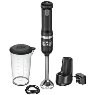 KITCHEN APPLIANCES | Black & Decker Kitchen Wand Variable Speed Lithium-Ion Cordless Black Immersion Blender Kit