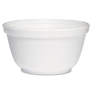 CUTLERY | Dart J Cup 10 oz. Insulated Foam Bowls - White (1000/Carton)