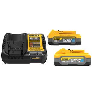 POWER TOOLS | Dewalt 20V MAX POWERSTACK Lithium-Ion Batteries and Charger Starter Kit (1.7 Ah/5 Ah)
