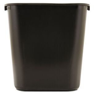 TRASH CANS | Rubbermaid Commercial 7-Gallon Rectangular Deskside Wastebasket - Black