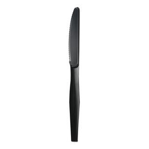 CUTLERY | Boardwalk Heavyweight Polypropylene Knife - Black (1000/Carton)