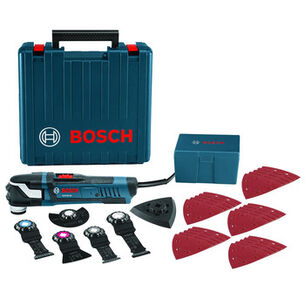 PRODUCTS | Factory Reconditioned Bosch GOP40-30C-RT StarlockPlus Oscillating Multi-Tool Kit with Snap-In Blade Attachment & 5 Blades