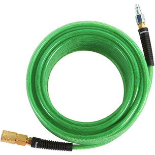 AIR HOSES AND REELS | Metabo HPT 1/4 in. x 50 ft. Polyurethane Air Hose with Industrial Fittings (Green)