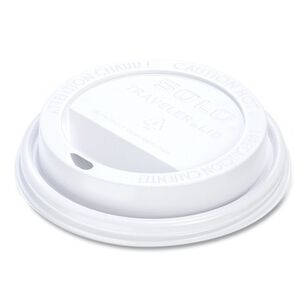 PRODUCTS | SOLO Traveler Cappuccino Style Dome Lid for 10 oz. to 24 oz. Cups - White (100/Pack, 10 Packs/Carton)