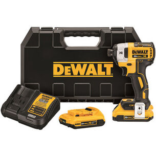 POWER TOOLS | Dewalt DCF887D2 20V MAX XR Brushless Lithium-Ion 1/4 in. Cordless 3-Speed Impact Driver Kit with (2) 2 Ah Batteries