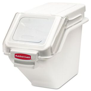 TABLETOP AND SERVEWARE | Rubbermaid Commercial ProSave 5.4-Gallon Plastic Shelf Ingredient Bin - White