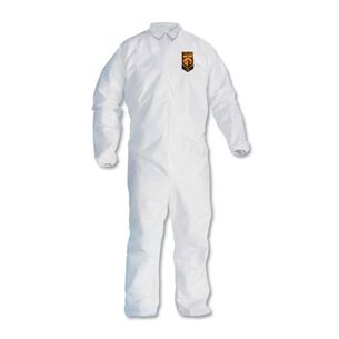 SAFETY EQUIPMENT | KleenGuard A30 Elastic-Back and Cuff Coveralls - Double Extra Large, White (25/Carton)