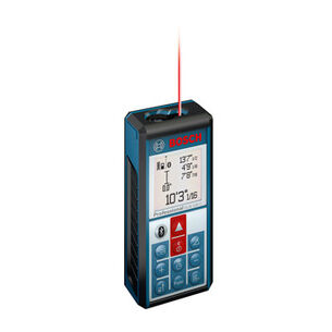 LASER DISTANCE MEASURERS | Factory Reconditioned Bosch Bluetooth Enabled 330 ft. Lithium-Ion Laser Distance and Angle Measurer