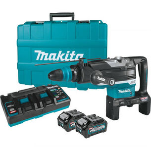 MAIL IN REBATE | Makita GRH06PM 80V max XGT (40V max X2) Brushless Lithium-Ion 2 in. Cordless AFT, AWS Capable AVT Rotary Hammer Kit with 2 Batteries (4 Ah)