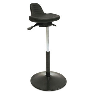 SHOP EQUIPMENT | ShopSol Pneumatic Sit-Stand Stool, Black, Polyurethane