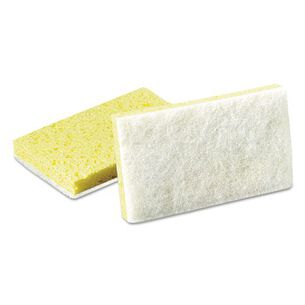 PRODUCTS | Scotch-Brite PROFESSIONAL 0.7 in. Thick 3.6 in. x 6.1 in. #Light-Duty Scrubbing Sponge - Yellow/White (20/Carton)