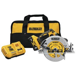 CIRCULAR SAWS | Factory Reconditioned Dewalt 20V MAX XR Brushless Lithium-Ion 7-1/4 in. Cordless Circular Saw with POWER DETECT Tool Technology Kit (8 Ah)