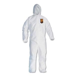 SAFETY EQUIPMENT | KleenGuard A30 Elastic-Back and Cuff Hooded Coveralls - Double Extra Large, White (25/Carton)