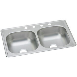 KITCHEN SINKS AND FAUCETS | Elkay Dayton Top Mount Stainless Steel Kitchen Sink