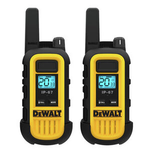 SPEAKERS AND RADIOS | Dewalt 1 W 22 Channels Heavy-Duty Walkie Talkies