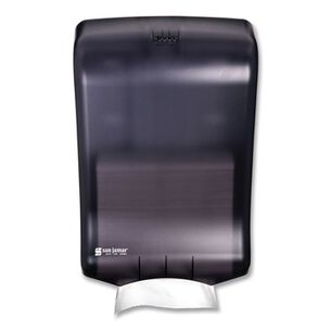 TOILET PAPER DISPENSERS | San Jamar 11.75 in. x 6.25 in. x 18 in. Ultrafold Multifold/C-Fold Classic Towel Dispenser - Black Pearl