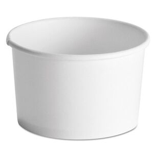 PRODUCTS | Chinet Squat Paper 8 oz. - 10 oz. Streetside Design Food Containers - White (1000/Carton)
