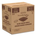 Early Labor Day Sale | Dart B24SB PresentaBowls Pro 24 oz. 8.5 in. x 8.5 in. x 1.8 in. Plastic Black Square Bowls (4/Carton) image number 3