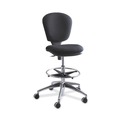 | Safco 3442BL Metro Collection Extended Height Swivel Tilt Chair - Black Fabric image number 0