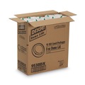 Food Trays, Containers, and Lids | Dixie 9538DX 8 oz. Drink-Thru Hot Drink Cup Lids - White (1000/Carton) image number 3