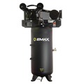 Portable Air Compressors | EMAX ESL05V060V1 5 HP 60 Gallon Single-Stage Single Phase 19 CFM @100 PSI Industrial 2-Cylinder Splash Lubricated Pump Electric Air Compressor image number 0