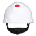 Hard Hats | 3M 7100239984 SecureFit H-Series 4-Point Pressure Diffusion Ratchet Suspension H-700 Front-Brim Cap with UV Indicator Hard Hats - White image number 3